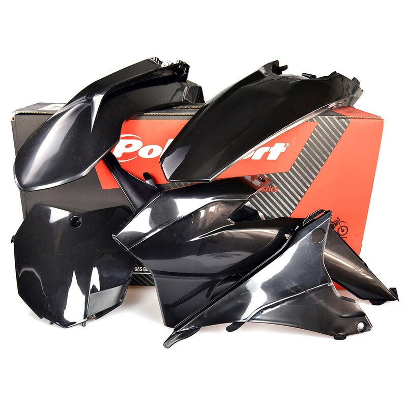 Kit plástica Polisport Ktm negro 90646 POLISPORT 90646