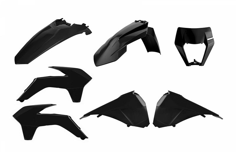 Kit plástica Enduro Polisport Restyling negro KTM EXC/EXC-F POLISPORT 90880