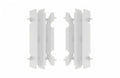Aletines de radiador Polisport SUZUKI Blanco POLISPORT 8466100001