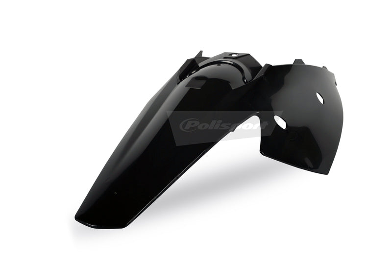 Guardabarros traseo con paneles laterales integrados POLISPORT negro KTM POLISPORT 8561300001