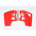 Plásticos laterales de radiador UFO Honda rojo HO02620-070 UFO HO02620#070