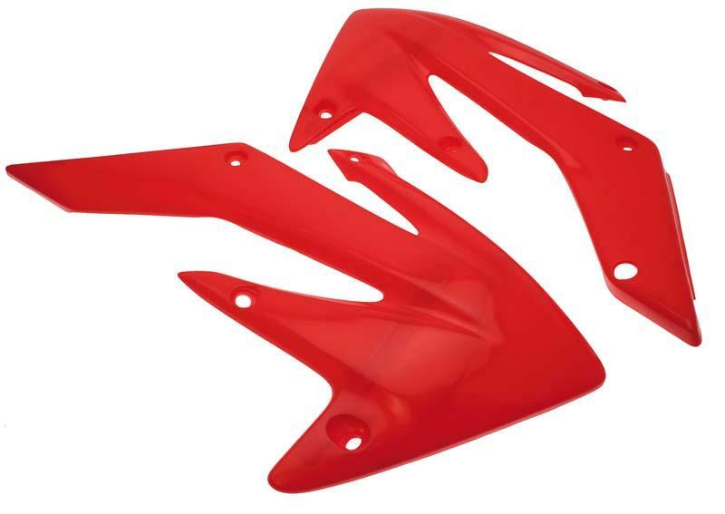 Plásticos laterales de radiador UFO Honda rojo HO03634-070 UFO HO03634#070