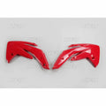 Plásticos laterales de radiador UFO Honda rojo HO04619-070 UFO HO04619#070
