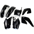 Kit plástica completo UFO Honda negro HOKIT100-001 UFO HOKIT100-001