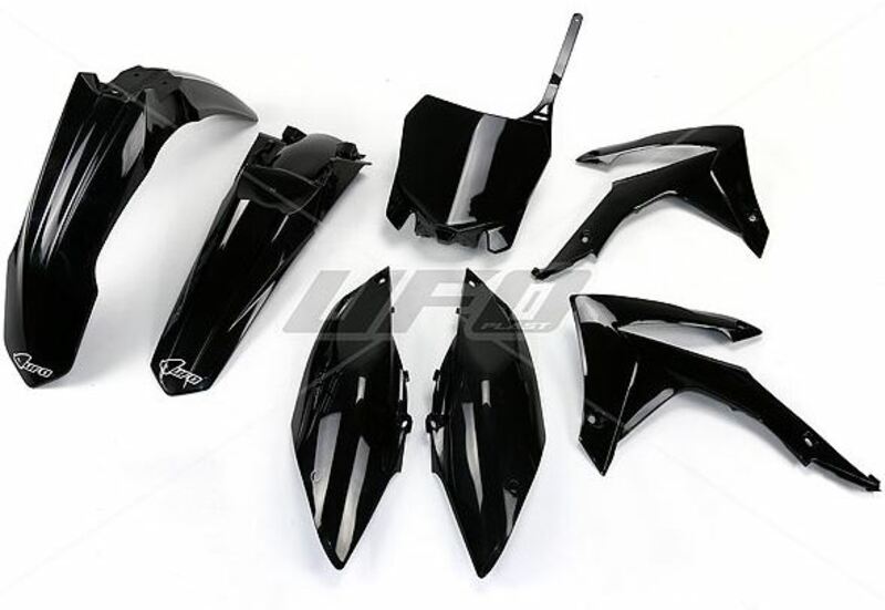 Kit de Plástica UFO Negro Honda CRF250R / 450R UFO HOKIT116@001