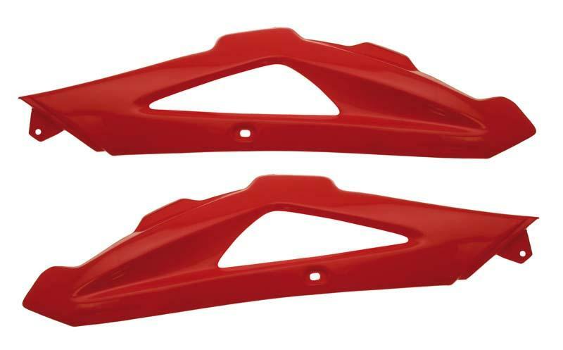 Plásticos laterales de radiador superiores UFO Husqvarna rojo HU03321-062 UFO HU03321#062