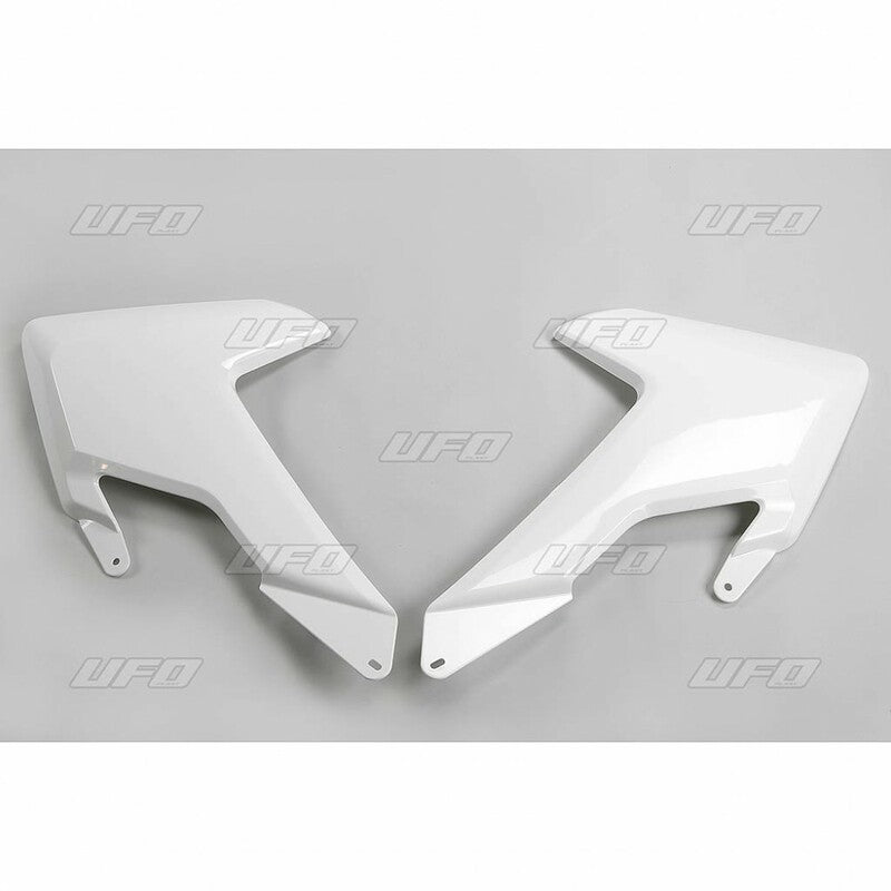 Plásticos laterales de radiador UFO Husqvarna blanco HU03365-041 UFO HU03365#041