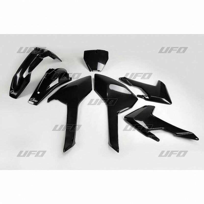 Kit plástica completo UFO Husqvarna color negro HUKIT616-001 UFO HUKIT616@001