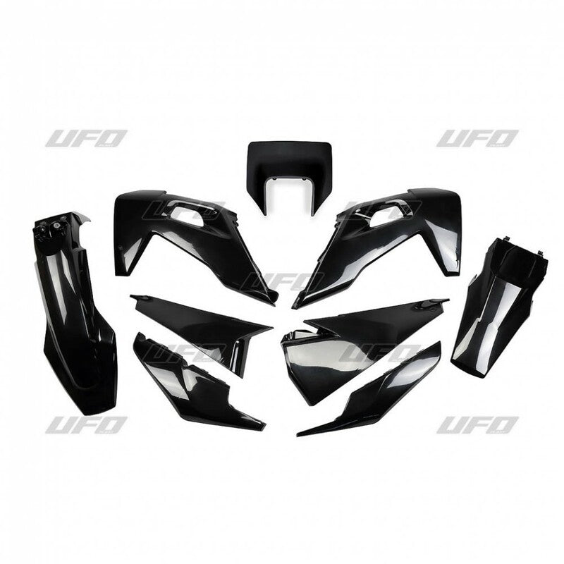 Kit plástica UFO negro Husqvarna FE/TE UFO HUKIT623@001