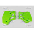 Plásticos laterales de radiador UFO Kawasaki verde KA02712-026 UFO KA02712#026