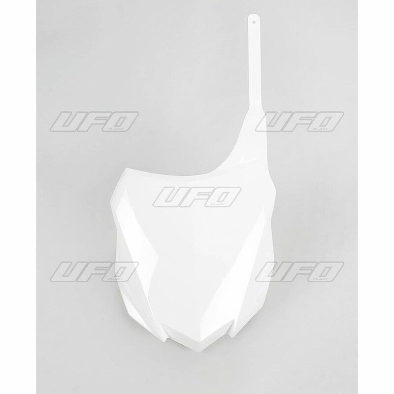Portanúmeros delantero UFO Kawasaki blanco KA04724-047 UFO KA04724#047