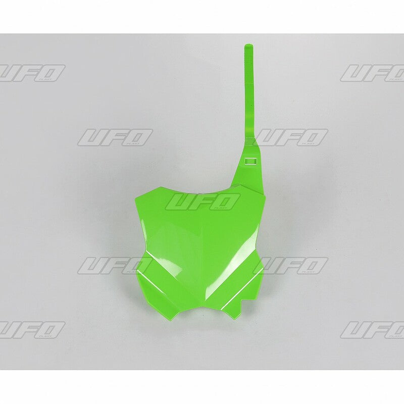 Portanúmeros delantero UFO Kawasaki verde KA04738-026 UFO KA04738#026
