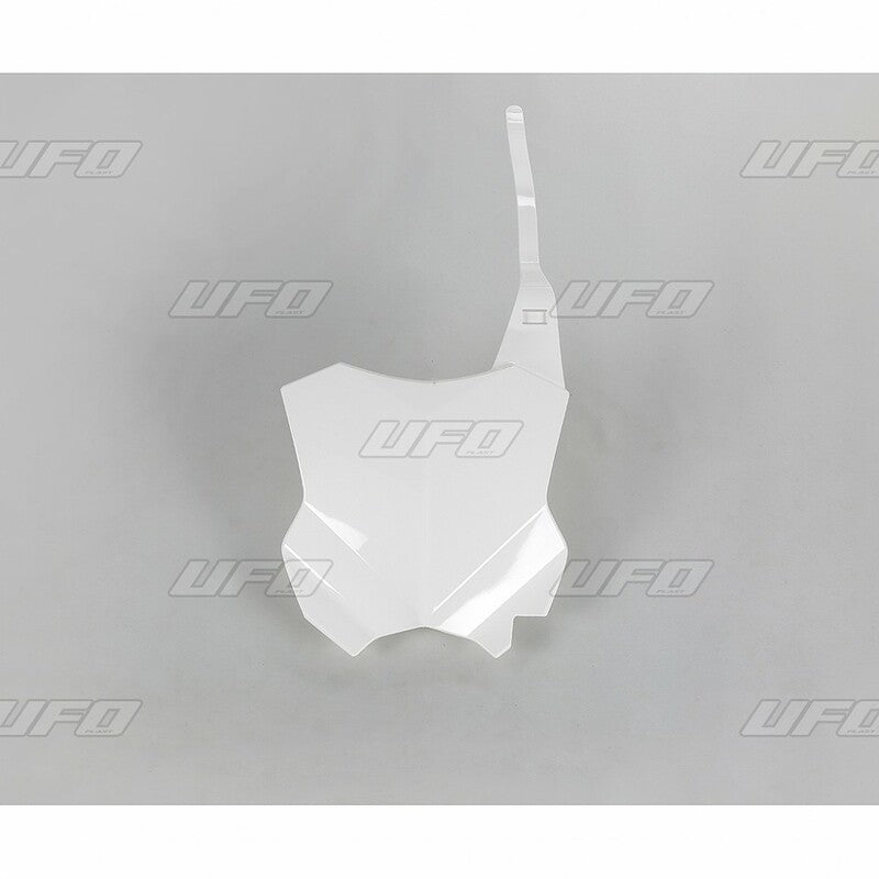 Portanúmeros delantero UFO Kawasaki blanco KA04738-047 UFO KA04738#047