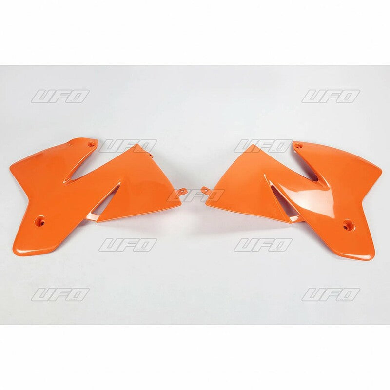 Plásticos laterales de radiador UFO KTM naranja KT03040-127 UFO KT03040#127