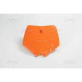 Portanúmeros delantero UFO KTM naranja KT03063-127 UFO KT03063#127