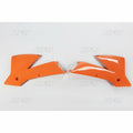 Plásticos laterales de radiador UFO KTM naranja KT03065-127 UFO KT03065#127