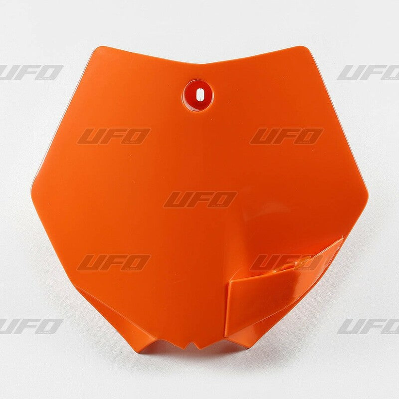 Portanúmeros delantero UFO KTM naranja KT03071-127 UFO KT03071#127