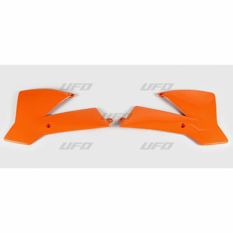 Plásticos laterales de radiador UFO KTM naranja KT03072-127 UFO KT03072#127