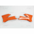Plásticos laterales de radiador UFO KTM naranja KT03088-127 UFO KT03088#127