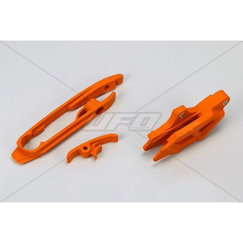 Guiacadenas + patín UFO KTM naranja KT04030-127 UFO KT04030-127