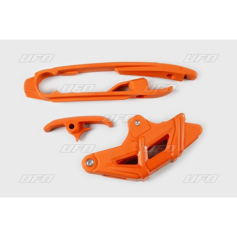 Guiacadenas + patín UFO KTM naranja KT04067-127 UFO KT04067-127