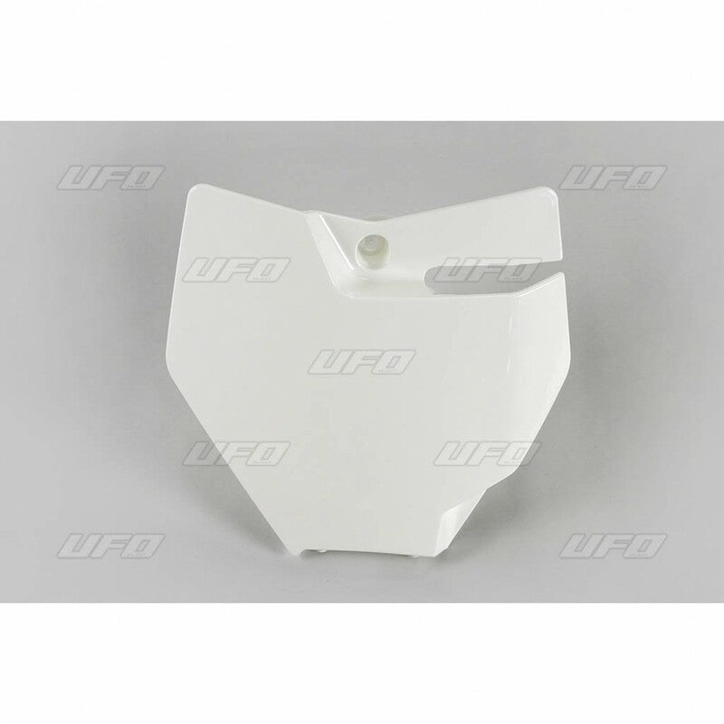 Portanúmeros delantero UFO KTM blanco KT04087-047 UFO KT04087#047