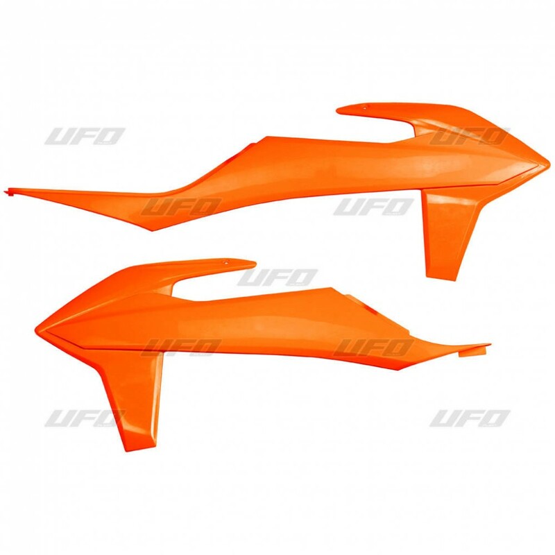 Plásticos laterales de radiador UFO naranja KTM SX/SX-F UFO KT04092#127