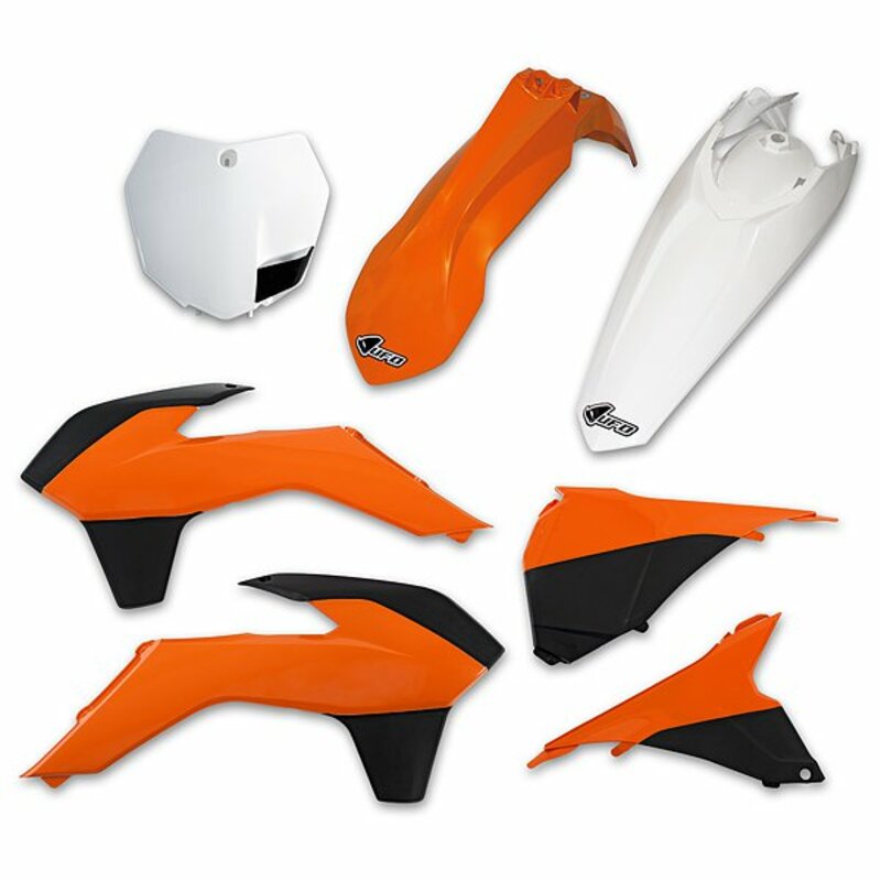 Kit de Plástica UFO OEM Color (13-14) Naranja / Negro / Blanco KTM UFO KTKIT515@999