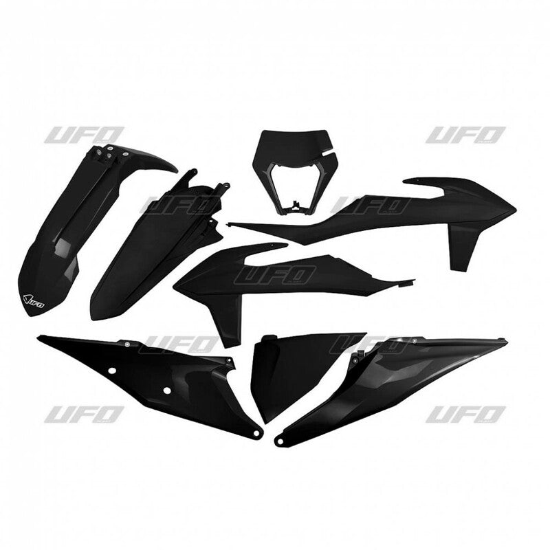 Kit plástica UFO negro KTM EXC/EXC-F UFO KTKIT527@001