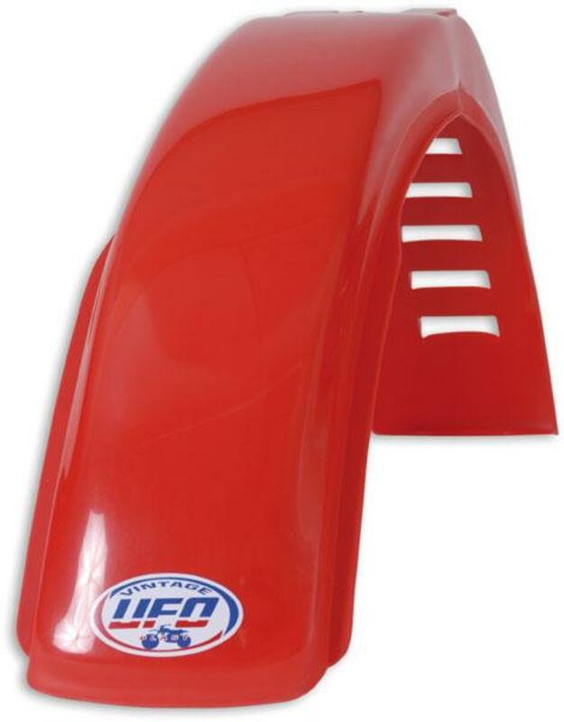 Guardabarros delantero universal UFO Maico 250cc-490cc (1978-1983), Gilera, KTM, TGM rojo ME08008-B UFO ME08008#B