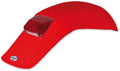 Guardabarros trasero universal UFO enduro con luz 125cc-250cc-500cc (1983-1993) rojo ME08027-B UFO ME08027#B