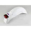 Guardabarros trasero universal UFO enduro con luz Ktm GS, Cagiva, Wrx blanco ME08034-W UFO ME08034#W