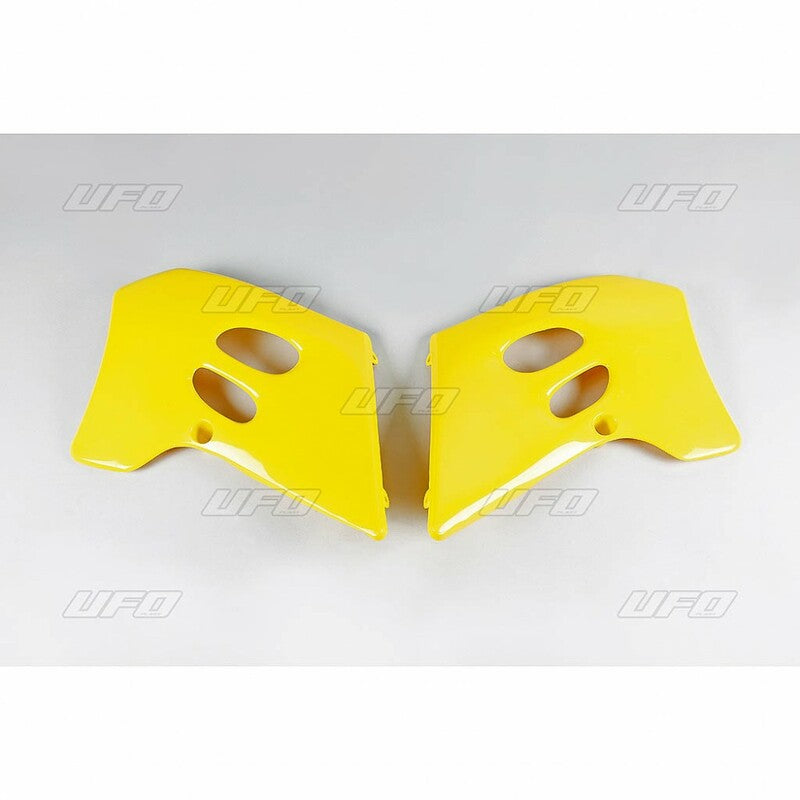 Plásticos laterales de radiador UFO Suzuki amarillo SU02945-101 UFO SU02945#101