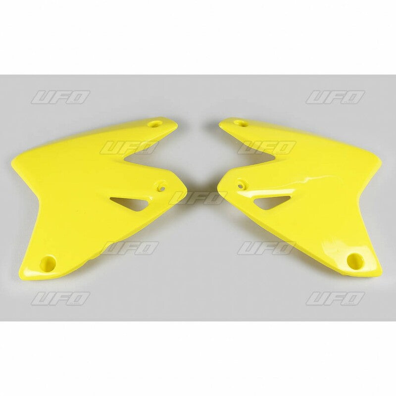 Plásticos laterales de radiador UFO Suzuki amarillo SU03978-102 UFO SU03978#102