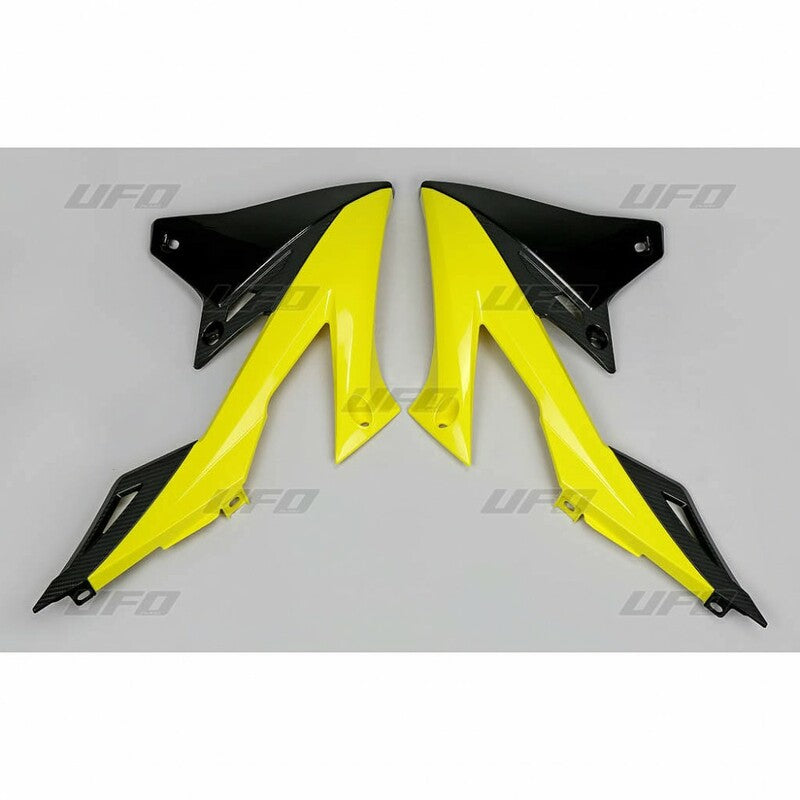 Plásticos laterales de radiador UFO color OEM 2018 Suzuki RM-Z450 UFO SU04941#999