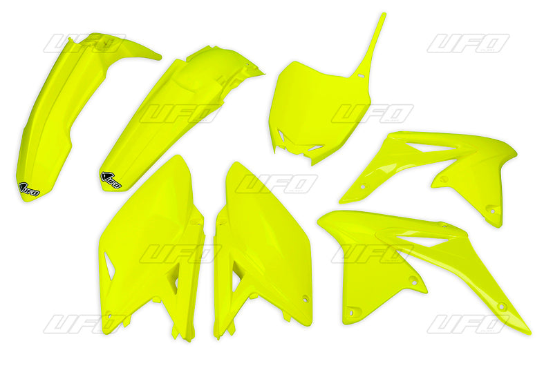 Kit plástica UFO amarillo fluor Suzuki RM-Z250 UFO SUKIT416@DFLU