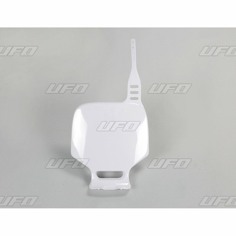 UFO Front Number Plate White YamahaYZ80/85 UFO YA02874#046