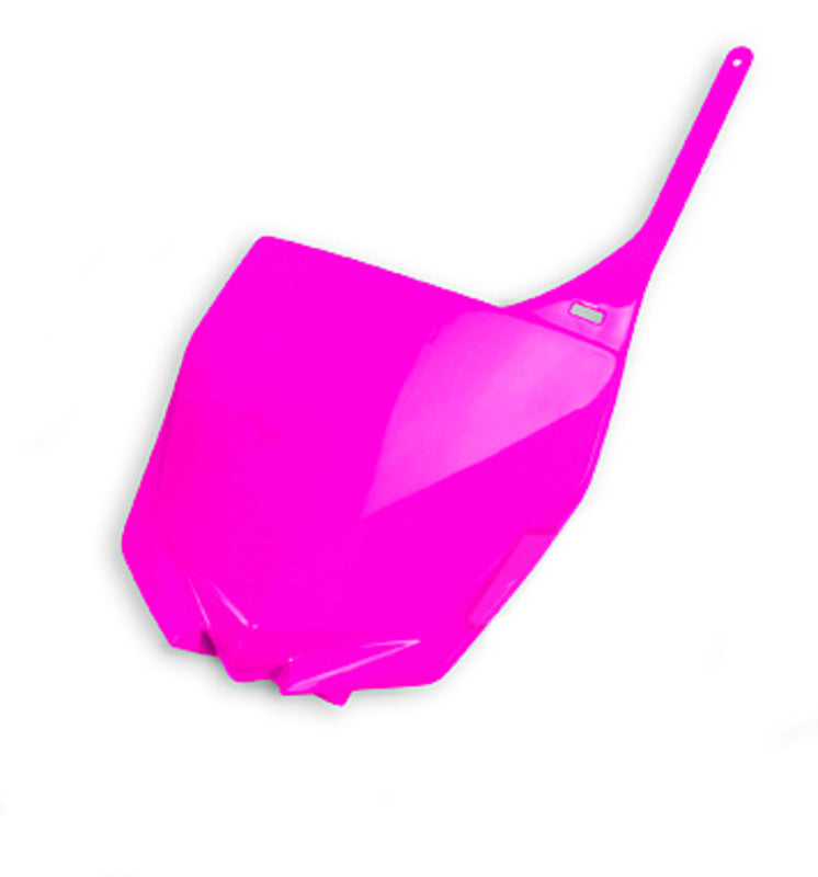 Portanúmeros delantero UFO Yamaha rosa fluor UFO YA04813P