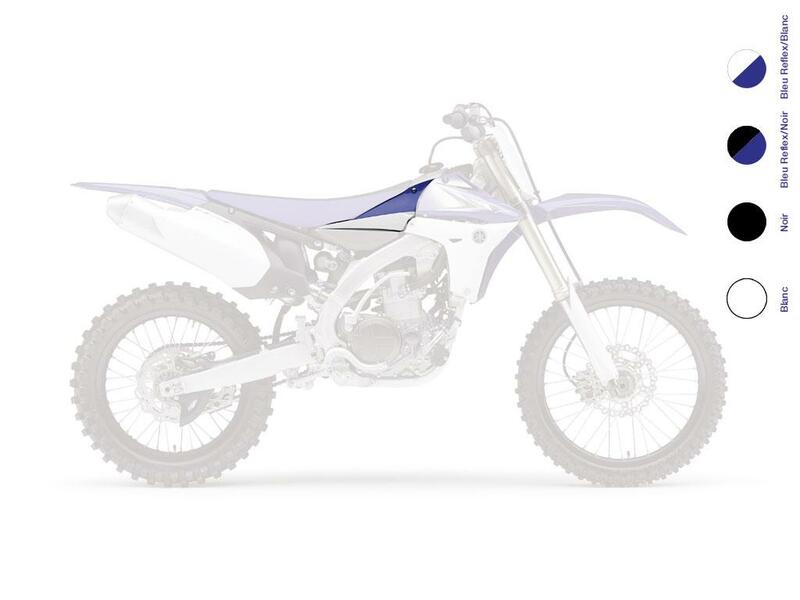 UFO Radiator Connection White Yamaha YZ450F UFO YA04827#046