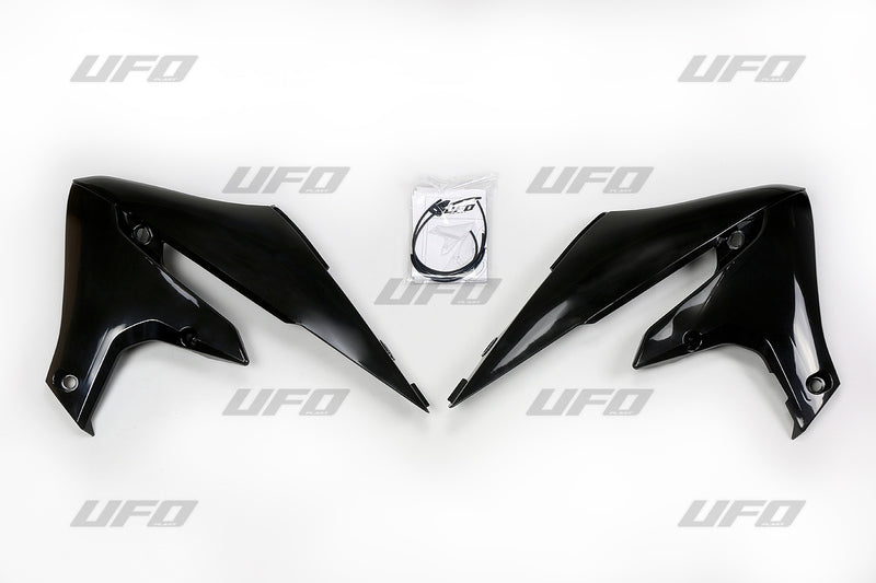 Plásticos laterales de radiador UFO negro Yamaha YZF450F UFO YA04858#001