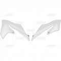 Plásticos laterales de radiador UFO blanco Yamaha YZ65 UFO YA04867#046