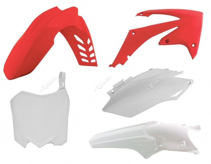 Kit plastica RACETECH OEM Color Rojo/blanco Honda CRF250R / 450R RACETECH R-KITCRF-OEM-516