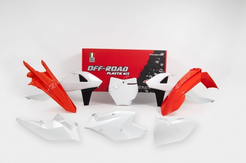 RACETECH Plastic Kit OEM Color (2017) Orange/White/Black KTM RACETECH R-KITKTM-OEM-526