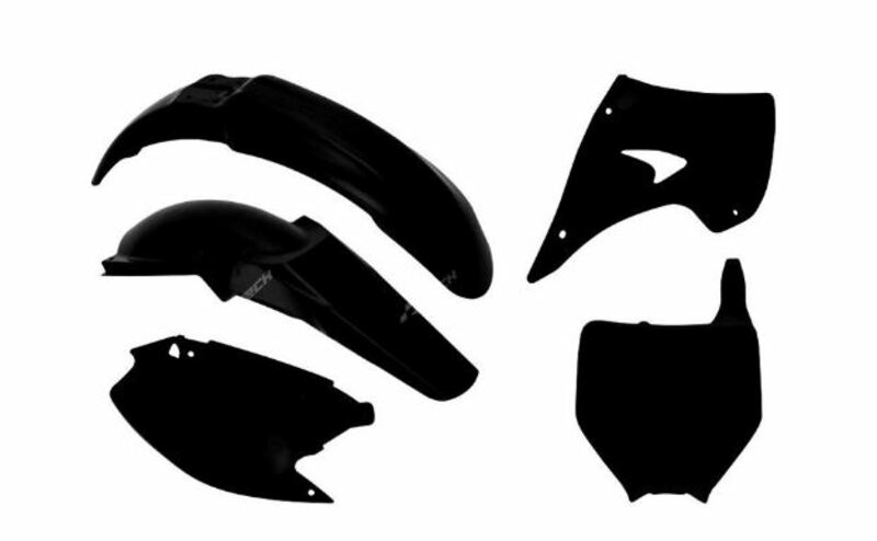 RACETECH Plastics Kit Black Kawasaki KX125/250 RACETECH R-KITKX0-NR0-503