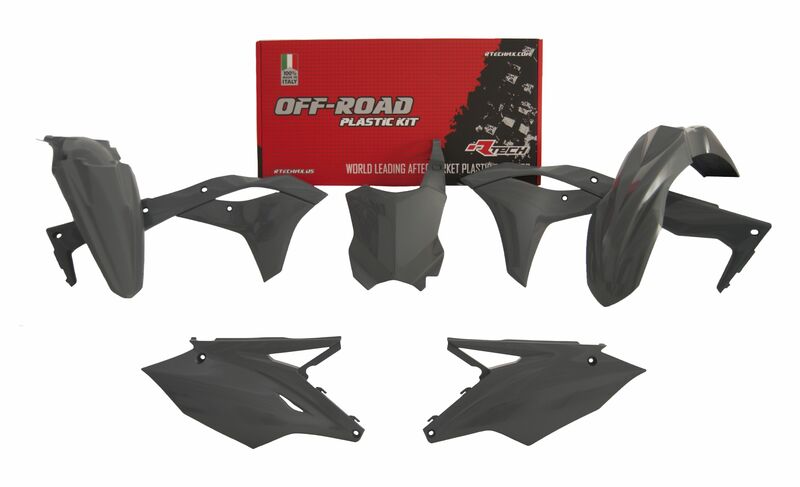RACETECH Plastic Kit Quantum Grey RACETECH R-KITKXF-GR0-519