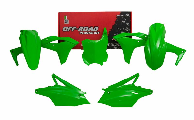 RACETECH Plastic Kit OEM Color (2020) Kawasaki KX250/KX250F RACETECH R-KITKXF-VE0-519
