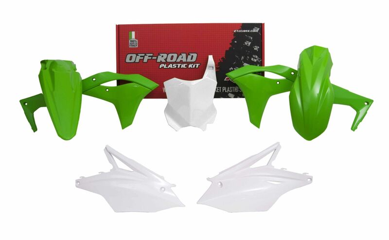 RACETECH Plastic Kit OEM Color 2019 Kawasaki KX250F RACETECH R-KITKXF-OEM-529