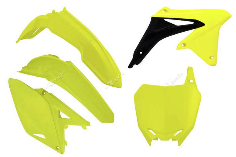 RACETECH Plastic Kit Neon Yellow Suzuki RM-Z250 RACETECH R-KITRMZ-GF0-511