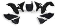 RACETECH Revolution Replacement Plastics Kit Black Yamaha YZ125/250 RACETECH R-KITYZ0-NR0-REV