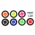 Set de dos ruedas verdes para caballete paddock BIHR PT08920